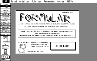 Formular — screenshot 1